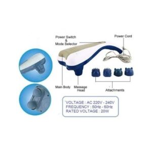 AccuFit Dual Hand Dolphin Double Point Body Massager